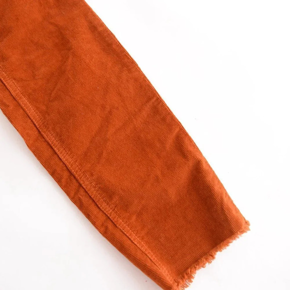 We The Free  Burnt Rust Corduroy Mid-Rise Autumn Skinny Pants 27 - Picture 7 of 15
